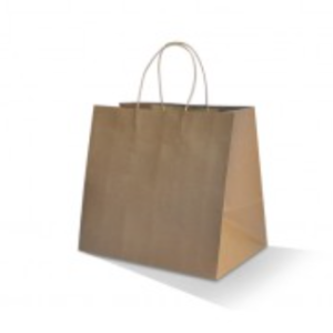 Brown Kraft Bag- Takeaway (320x350x230) (twisted handle)
